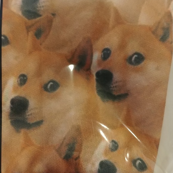 🎉2/$16 NEW Shiba Inu Fashion 100% Cotton Face Mask Fabric and Reusable - Picture 2 of 2